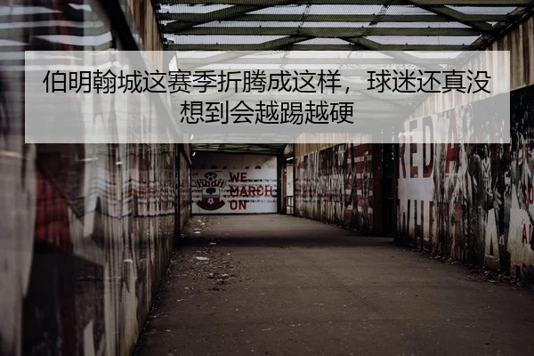 伯明翰城这赛季折腾成这样，球迷还真没想到会越踢越硬